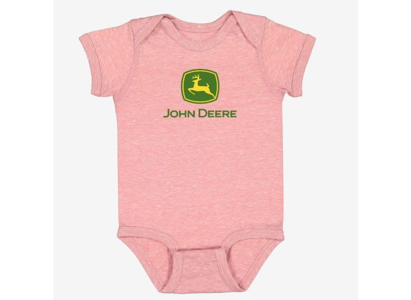 Romper met korte mouwen roze
