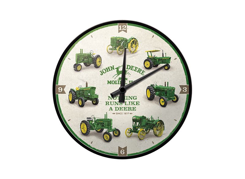 Wandklok "De Geschiedenis van John Deere"