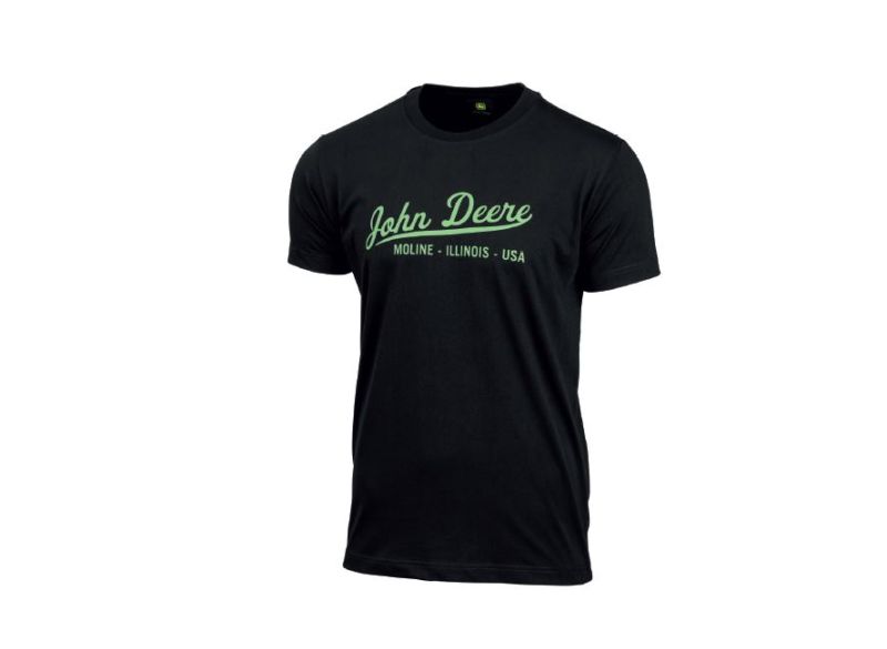 T-shirt zwart "Moline"